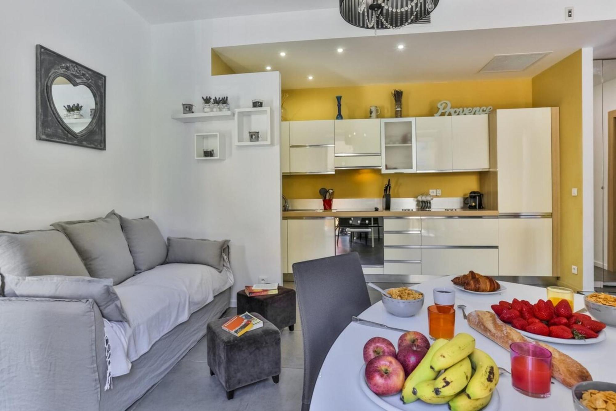 France 82 D - 2 Rooms - Terrace - 1 Min To The Sea Nice Buitenkant foto
